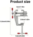 Industrial Mini Table Vice with 360° Swivel Clamp - 1