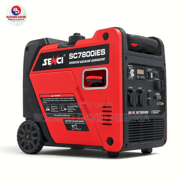 Senci SC7800iES 5.0/5.6kVA Silent Inverter Petrol Generator - 1