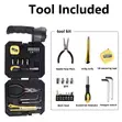 2-in-1 Solar Portable Lamp with Toolkit - 2