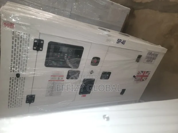 Brand New Perkins 40kva Soundproof Diesel Generator - 1