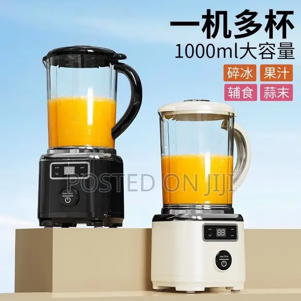 1000ml 3-Blade Multifunctional Digital Rechargeable Blender - 1