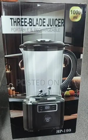 1000ml 3-Blade Multifunctional Digital Rechargeable Blender