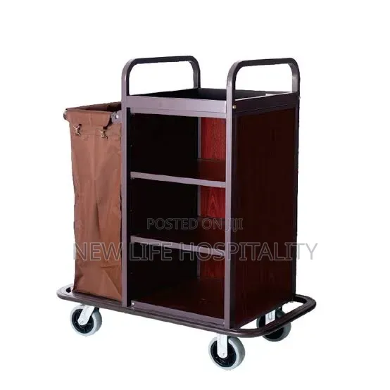 Brand New Single Door Housekeeping Trolley - 1