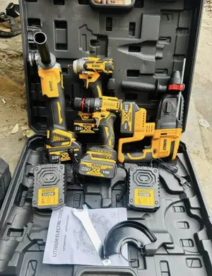 4-in-1 Cordless Power Tool Combo Kit with 4 Batteries