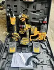 4-in-1 Cordless Power Tool Combo Kit with 4 Batteries - 1