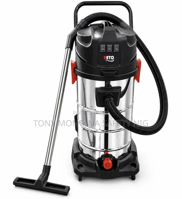 RETO RT2423 Wet Dry Industrial Vacuum Cleaner - 80L 3600W - 1