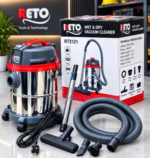 RETO RT2121 20L 1400W Wet Dry Vacuum Cleaner
