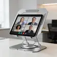 360° Rotating Foldable Metal Phone/Tablet Holder - 3