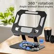 360° Rotating Foldable Metal Phone/Tablet Holder - 5