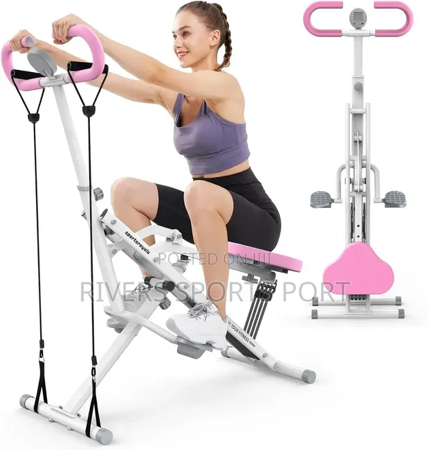 Multifunctional Squat Machine & Exercise Bike - 1