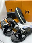 Premium Black Pam Slippers - Louis Vuitton - 1
