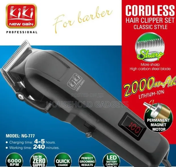 Kiki Rechargeable Clippers with LED Display - 1