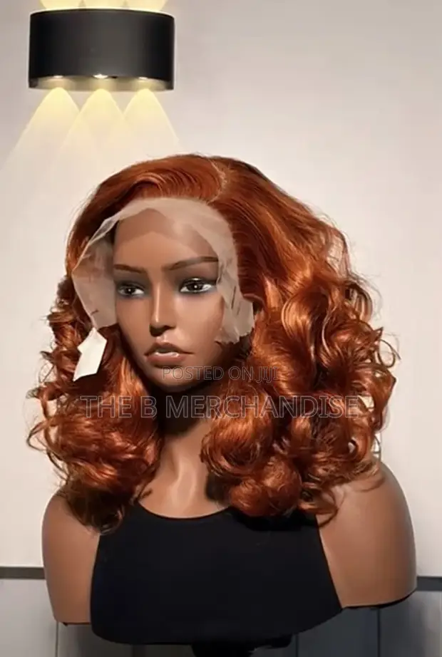 Human Blend Lace Front Wig - Long Wavy - 1