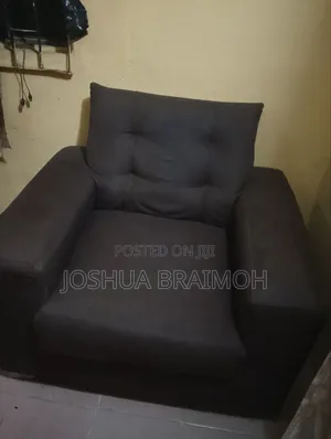 L-Shaped Sitting Room Couch with Single Chair
