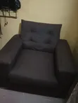 L-Shaped Sitting Room Couch with Single Chair - 5