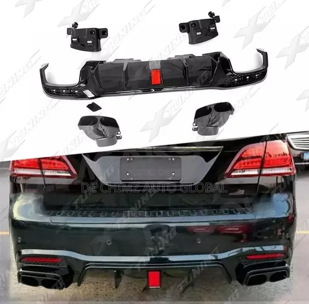 Mercedes-Benz GLE 2016-2017 Rear Diffuser - 1