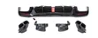 Mercedes-Benz GLE 2016-2017 Rear Diffuser - 2