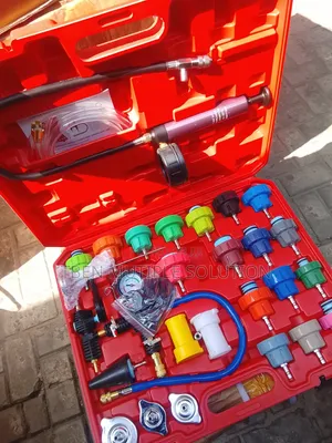 28-Piece Radiator Pressure Leak Tester & Coolant Vacuum Refill Kit