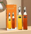 2pcs Gilashin Man Fetur da Vinegar Mai Zuba - 1