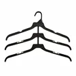 3-Layer Plastic Clothes Hanger (12 Pieces) - 1