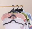 3-Layer Plastic Clothes Hanger (12 Pieces) - 2