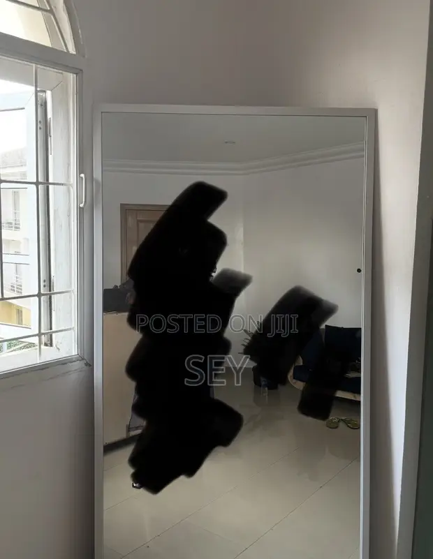 Mirror with White Frame - 6ft x 3ft - 1