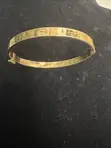 ITALY 750 Certified 18K Gold Cathie Bangle - 1