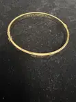 ITALY 750 Certified 18K Gold Cathie Bangle - 4