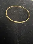 ITALY 750 Certified 18K Gold Cathie Bangle - 5