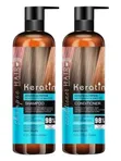 Keratin Hair Repair Shampoo & Conditioner Set (900ml) - 1