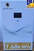 7.68kWh 48V Ecolion Solar Lithium Ion Battery - 2