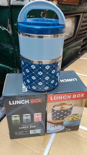 Multi-Layer Stainless Steel Thermal Lunch Box & Food Flask