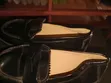 UK Used Women's Black Chunky Platform Loafers - 2