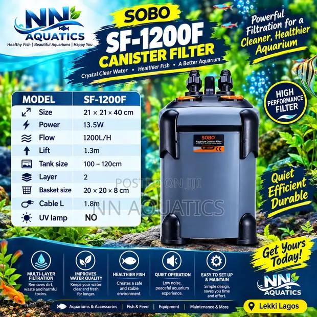 SOBO SF-1200F Canister Filter - 1