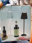 Rechargeable LED Table Lamp - Black/White - 1