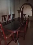 Dining Table with 7 Chairs - 1