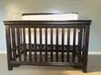 Full Size Wooden Baby Cot with Mattress - 3