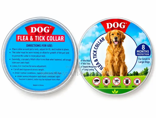 8-Wata Flea & Tick Protection Collar ga Kare - Sabon - 1