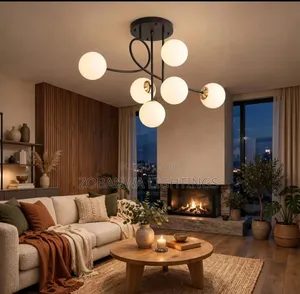 Modern Magic Bean Glass Chandelier
