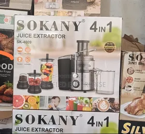 Sokany 4-in-1 Juicer da Blender tare da Food Processor