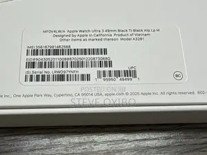 Apple Watch Ultra 3 Baki Titanium (Bude Akwati)