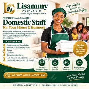 Lisammy Agency Ltd: Domestic Staffing Services in Abuja