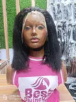 14" HD Lace Yaki Human Hair Wig - SDD Quality - 1