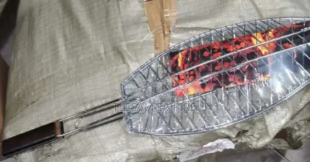 Quality Stainless Steel BBQ Grill Basket - 1
