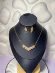 Luxury Zirconia Jewelry Set - Launi Zinariya - 2