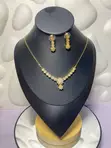 Luxury Zirconia Jewelry Set - Launi Zinariya - 3