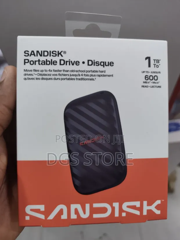 SanDisk Mai ɗaukar Hoto SSD 1TB (600MB/s) - 1