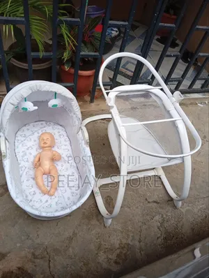 Detachable Bassinet with Mattress & Stand