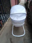 Detachable Bassinet with Mattress & Stand - 5