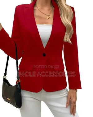 Mata Red Fashion Blazer
